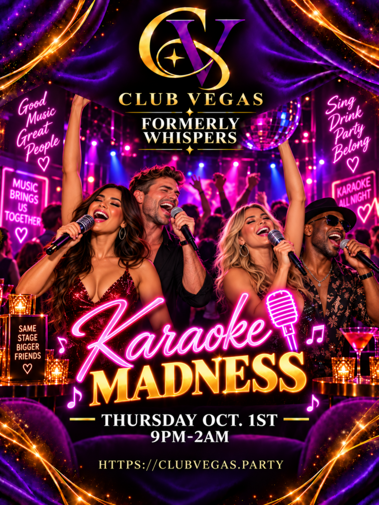 Karaoke Madness October 1, 2026 flyer