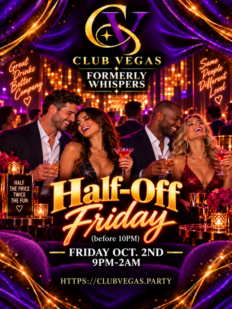 Half-Off Friday October 2, 2026 flyer