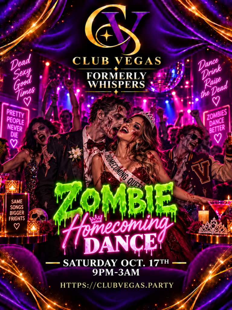 Zombie Homecoming Dance flyer